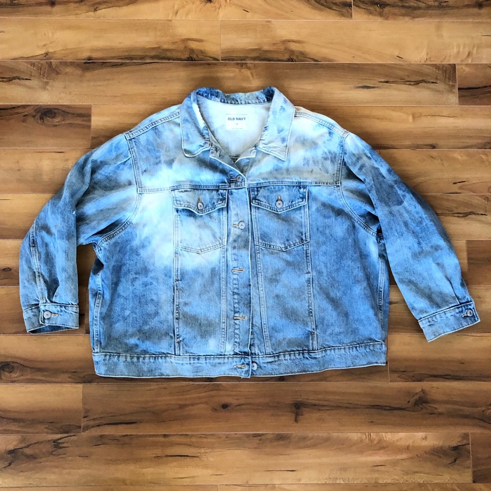 Old Navy Light Blue Denim Jacket 3X